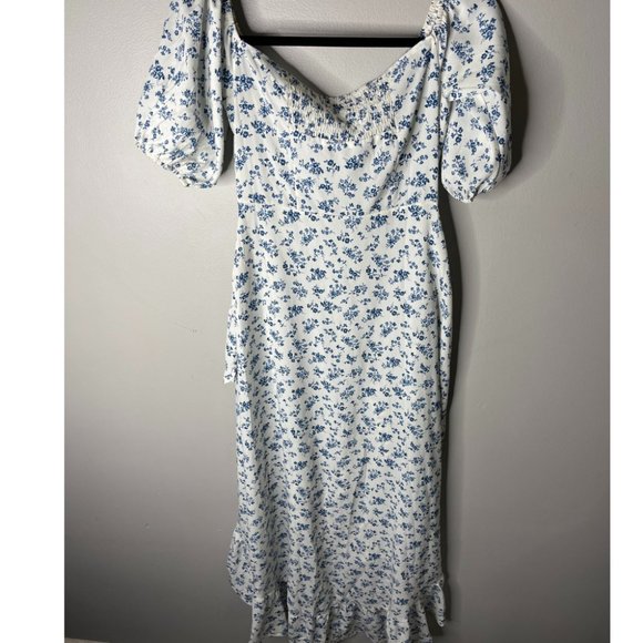 FLORAL MAXI DRESS - Picture 2 of 5